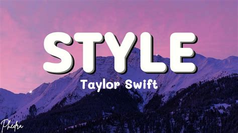 taylor swift style lyrics|More.